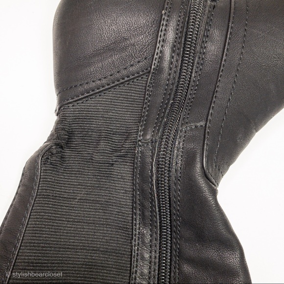 Rampage Illusion Faux Leather Knee High Boot Black - Picture 5 of 6